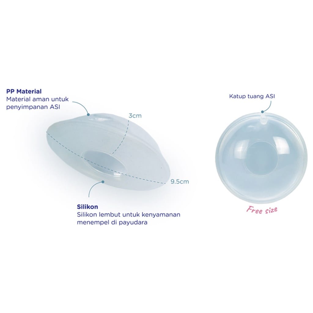 Baby Safe BPC01 Wearable Breast Milk Collector - Kolektor Asi