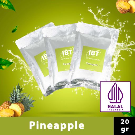 

Bahan Minuman Bubuk Pineapple IBT All-Purpose Powder Sachet