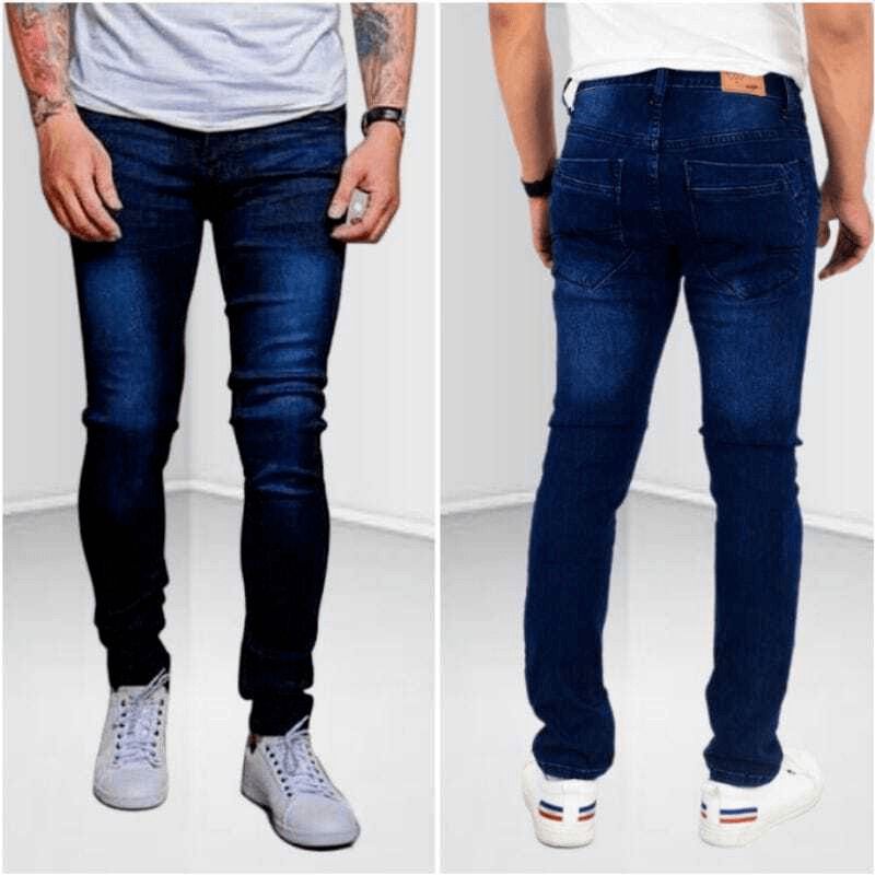 Celana Jeans Panjang Cowok Cowo Pria Slimfit Skinny Pensil Bio Blits Stretch Orlen Denim Murah