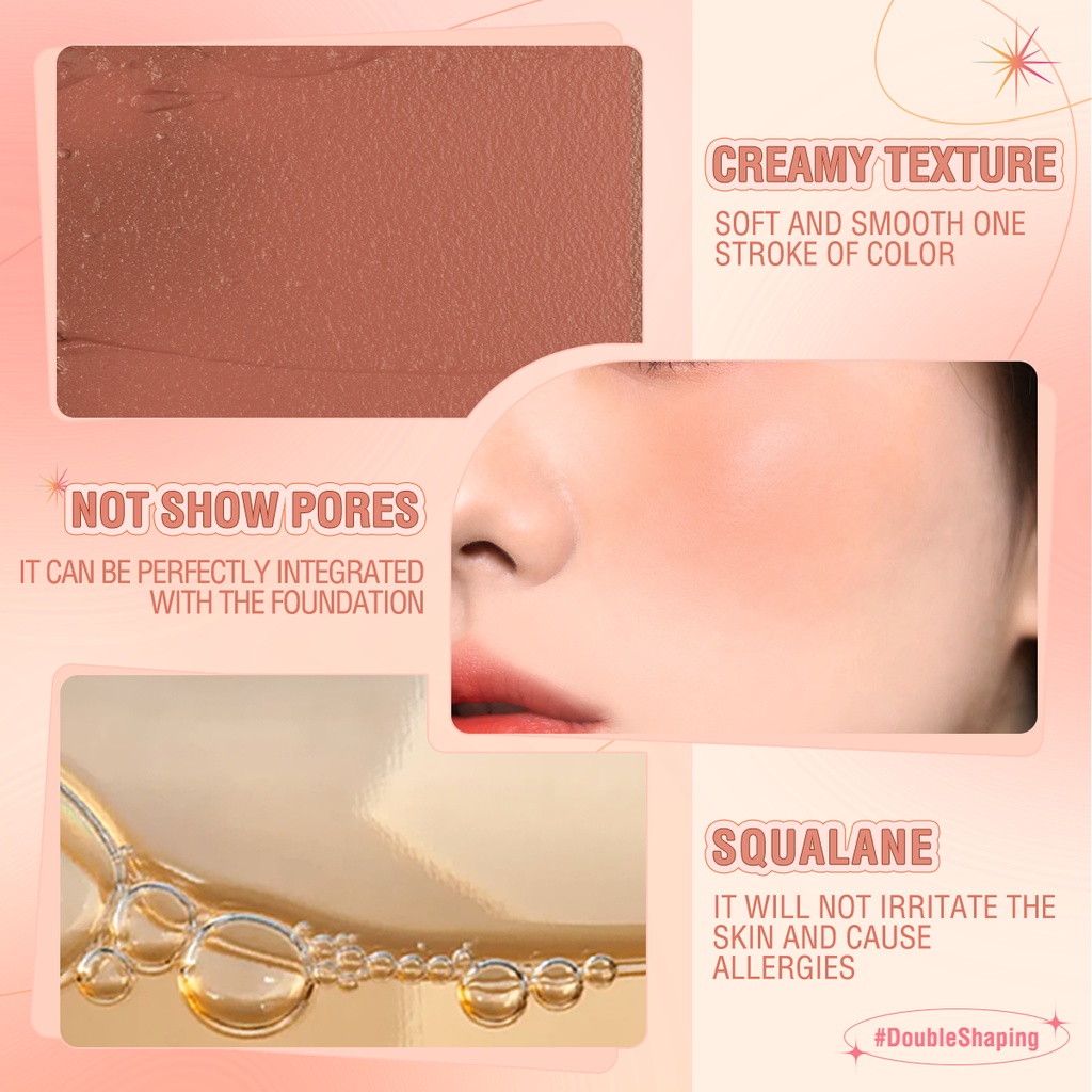 ❄️MATCHA❄️ PINKFLASH DUO MAKEUP STICK - SMOOTH SHIMMER HIGHLIGHTER ORIGINAL