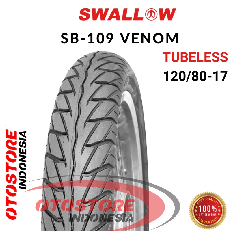 Ban Luar Motor Swallow SB-109 VENOM 120/80-17 RING 17 Tubeless  ban motor BAN MOTOR SUPRA JUPITER MO
