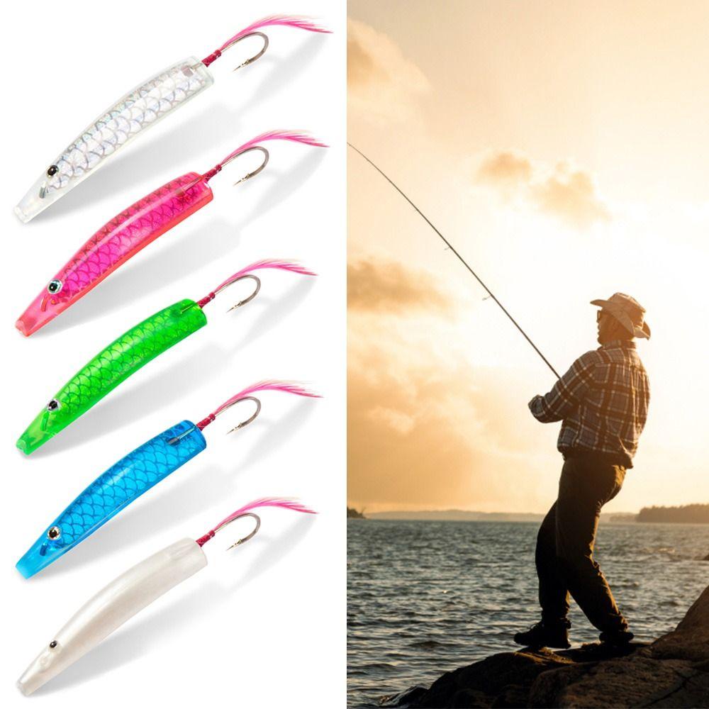 Preva 6Pcs/box Jepang Troli Memancing Umpan Baru Bluefish Yumizuno Memancing Swimbait decoys