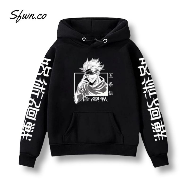 jujutsu Kaisen jaket Hoodie sweater anime anak - jaket anak usia 5-12 tahun - Sweater anak - Sweater