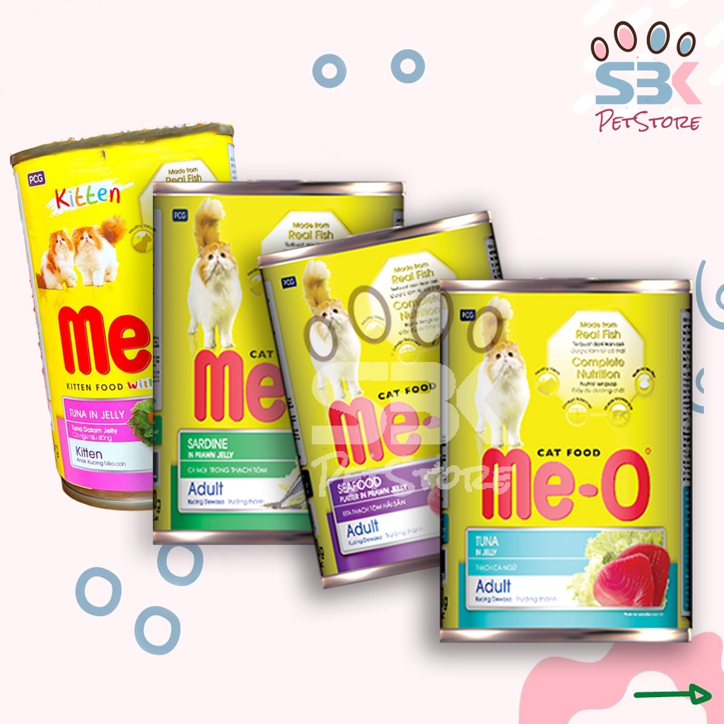 Meo 400gr Kaleng  Makanan Kucing Basah Me-O Wet Food