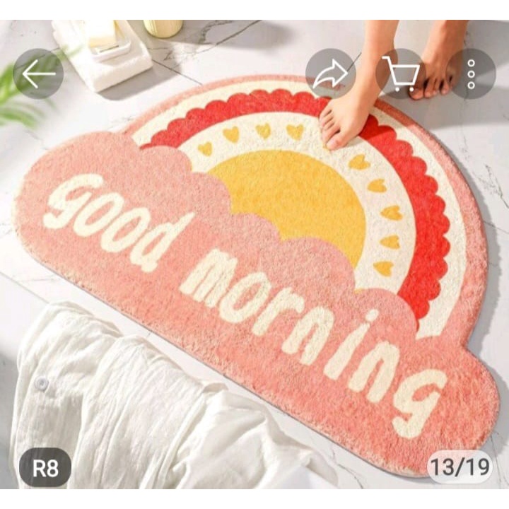 Rainbow Keset Kamar Keset Kamar Mandi Keset Pintu Bathroom Mat