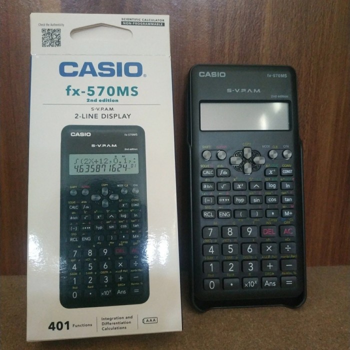 

Calculate Kalkulator Casio Fx-570Ms