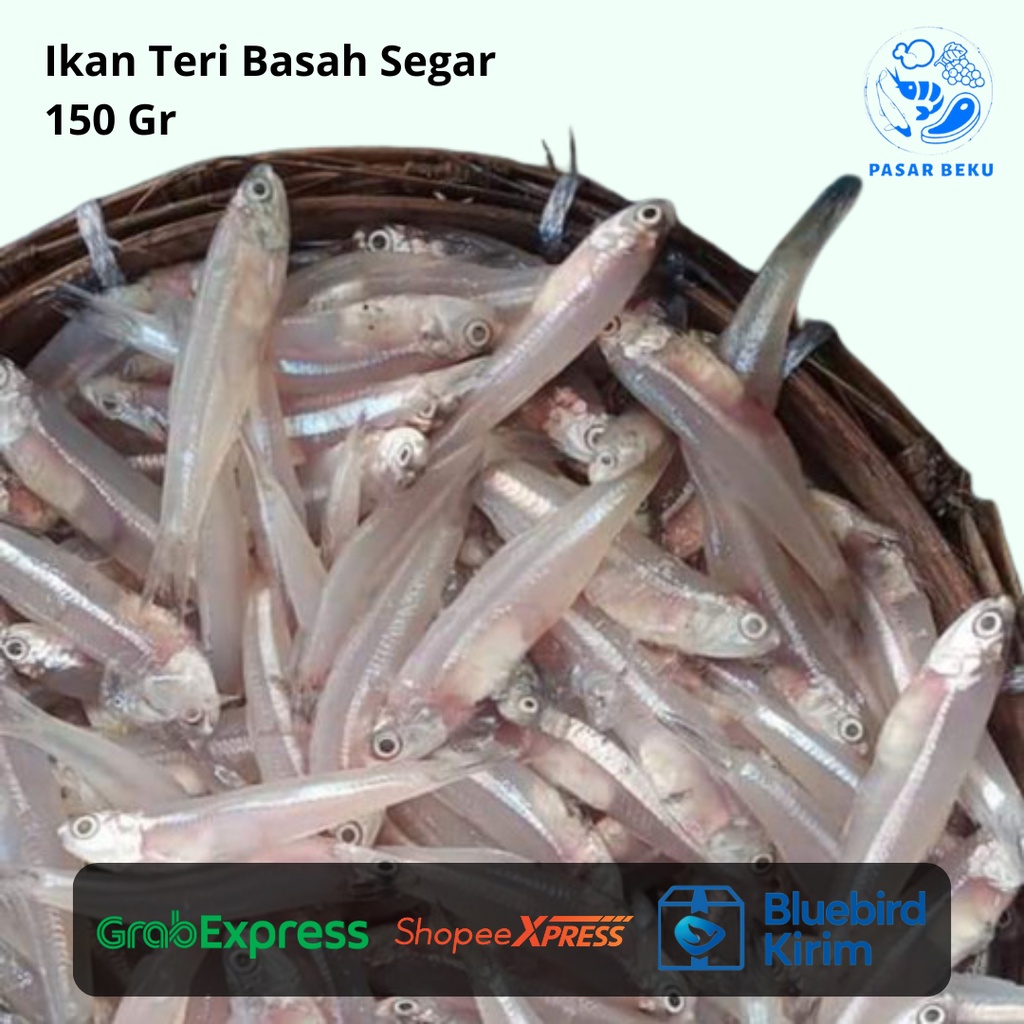 

Ikan Bada Basah 150gr Teri Basah Fresh Frozen Food Pasar Beku Padang