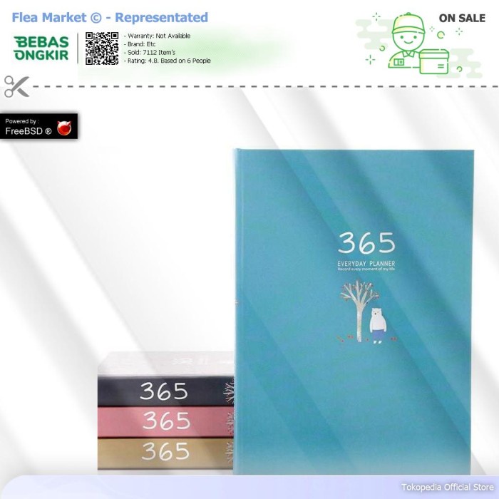 

Jurnal Delijia Buku Diary 365 Hari Hardcover - Ddt-4083-32