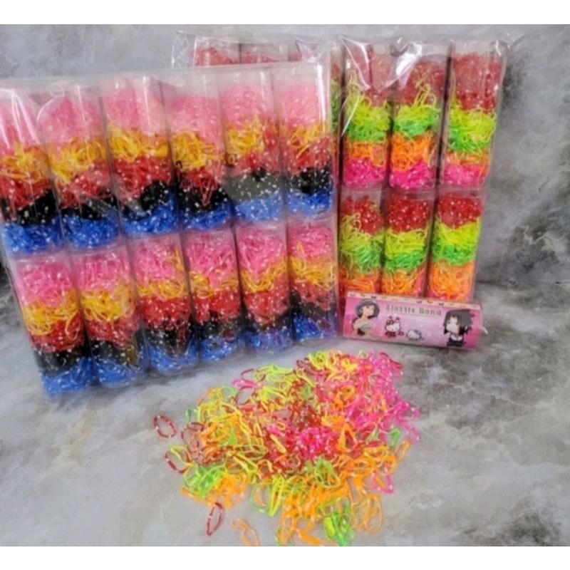 KARET RAMBUT JEPANG / KARET JEPANG TABUNG / IKAT RAMBUT KARET JEPANG
