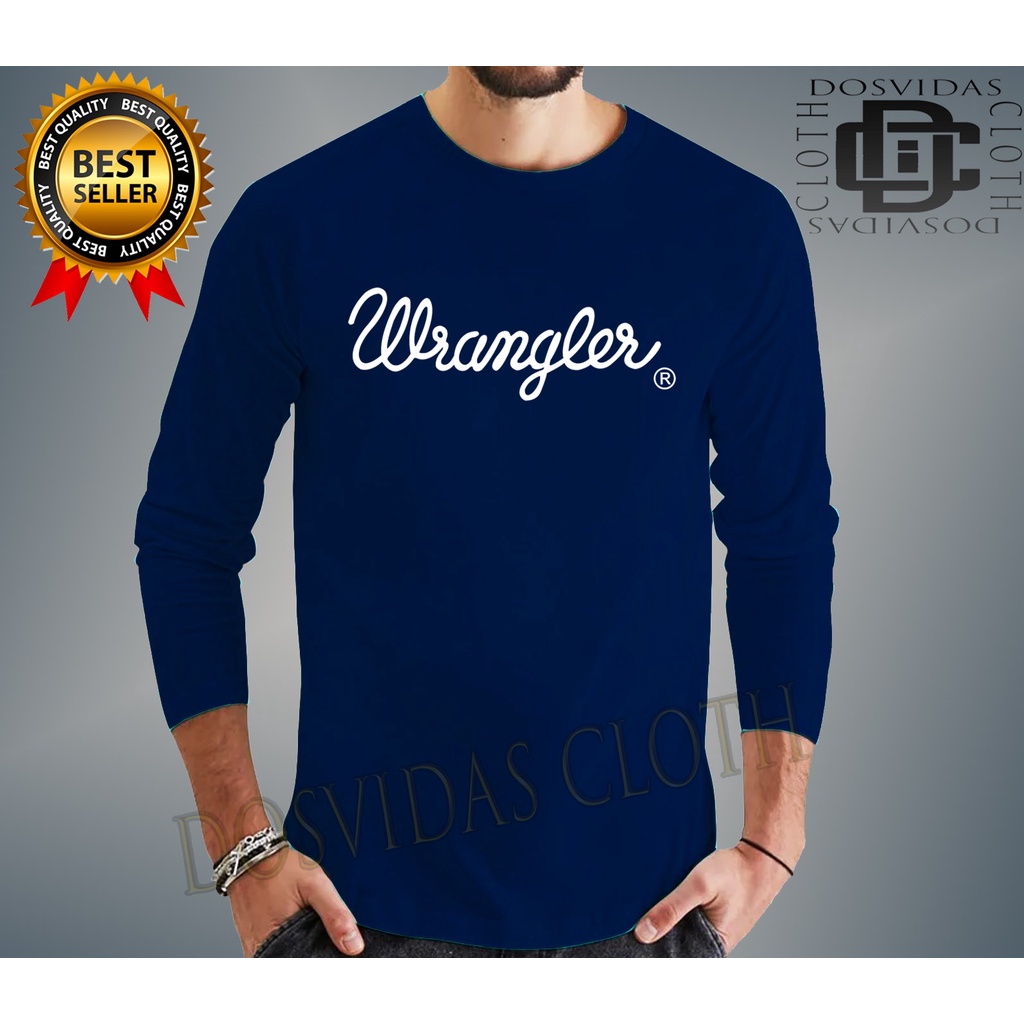 Import Quality MURAH BAJU KAOS LENGAN PANJANG WRANGLER JEEP keren
