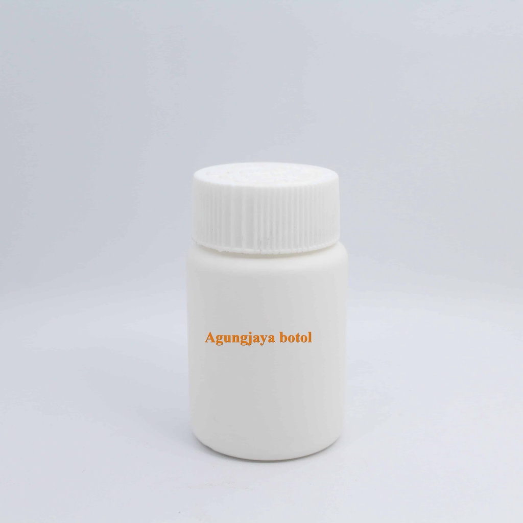 Botol 80 ml Obat Putih / Botol Obat / Botol Tablet / Botol Kapsul / Botol Obat Kosong