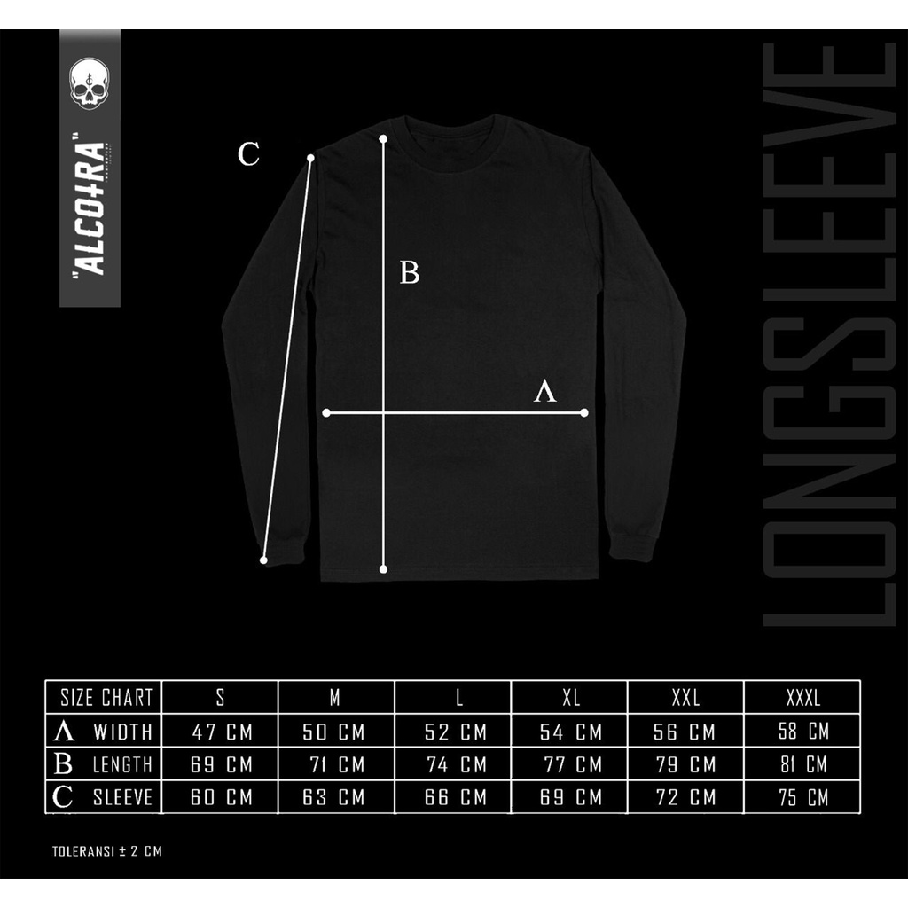 LS DTH LIGHT // LONGSLEEVE DEATH LIGHT // KAOS LENGAN PANJANG ALCOTRA