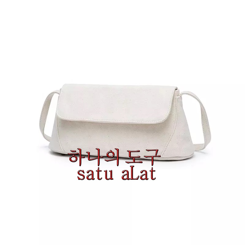 SATU ALAT Tas Selempang LIANDRA 100% Canvas Premium Tebal Tas Kanvas