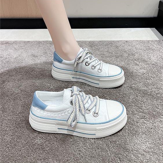 TBIG [COD] Sepatu Sneakers AMANDA Sepatu Kanvas Import Wanita Sepatu Korea Style Sekolah Kuliah