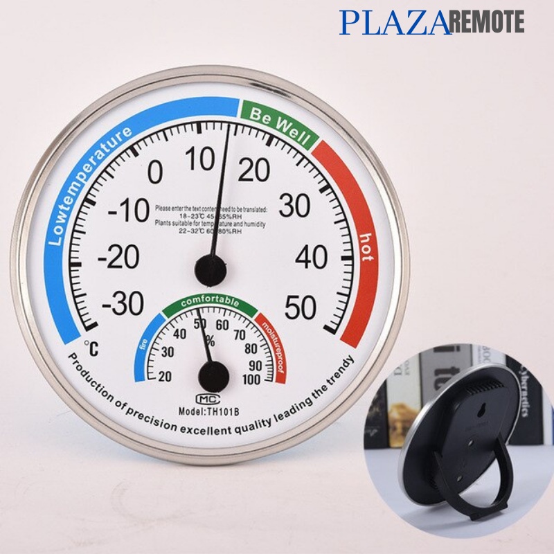 THERMOMETER DINDING / MEJA PENGUKUR SUHU KELEMBAPAN ANALOG TEMPERATURE