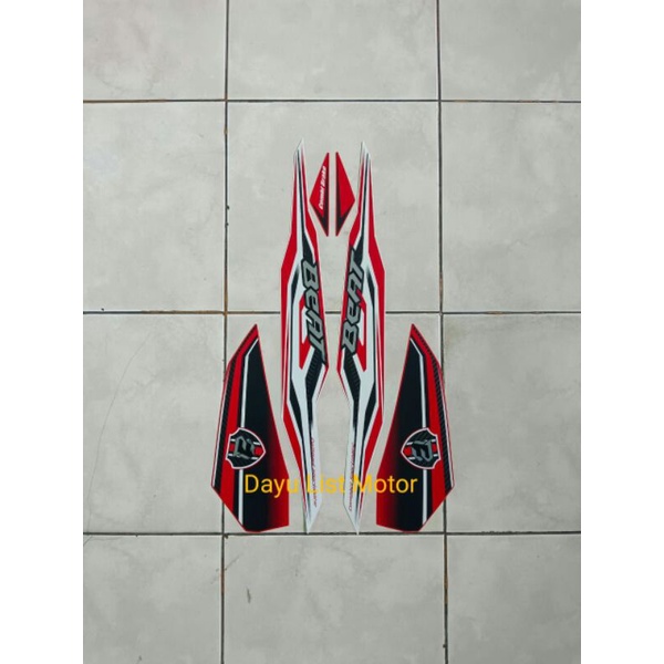 striping beat iss 2019 merah putih