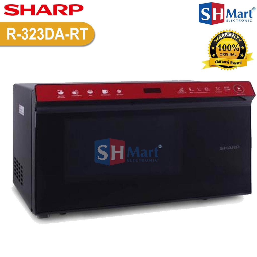 MICROWAVE SHARP SOLO KAPASITAS 23 LITER R323DART 850 WATT DIGITAL PANEL SENSOR