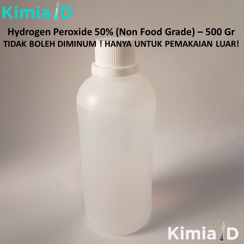 Hydrogen Peroxide 50% 500 Gram Hidrogen Peroksida Oksidator Pemutih Hydrogen Peroxide Hydrogen Peroksida Hidrogen Peroksida