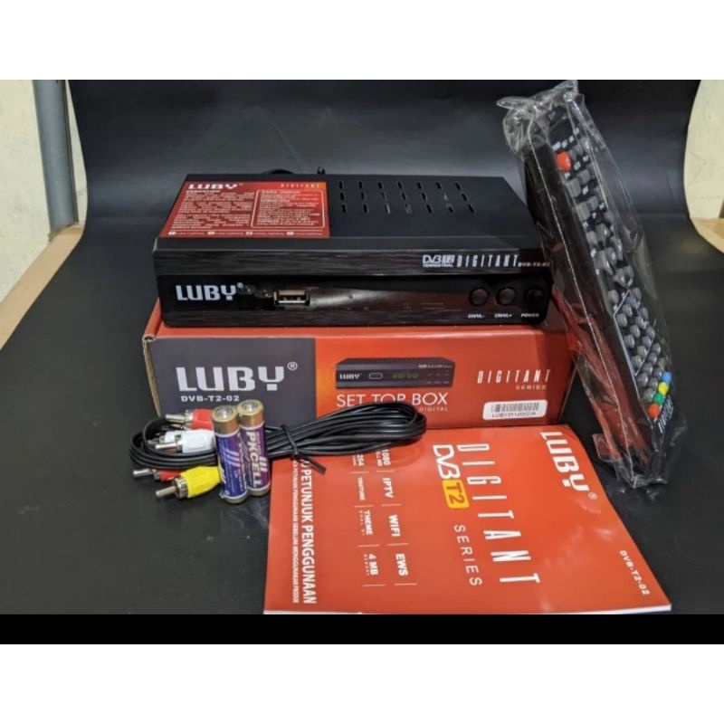 Luby Set Top Box DVBT2/C Receiver TV STB Digital DVB T2-02