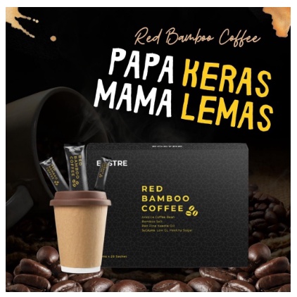 Coffe - Red Bamboo Coffe - Minuman Herbal Untuk Vitalitas Pria