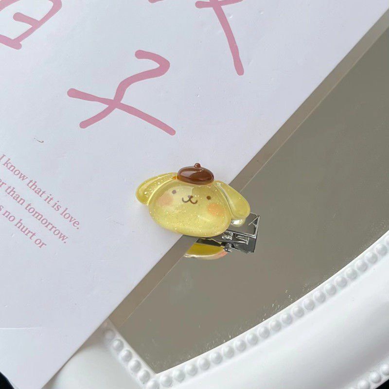 JEPIT JEPITAN RAMBUT MINI MELODY CINNAMOROLL KUROMI POMPOMPURIN PURIN POCHACCO DOG AKSESORIS RAMBUT JEPITAN PIN KECIL IMPOR