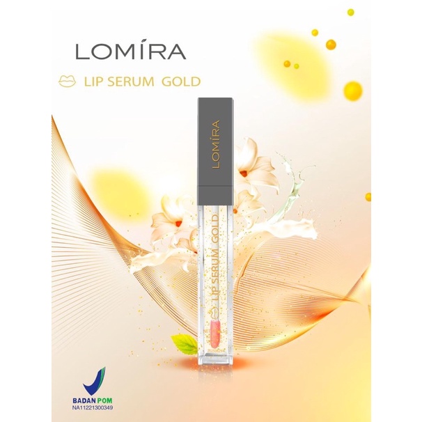 LOMIRA Color Lip Serum Gold / Original BPOM - Companion of Lips - Serum Bibir Warna / Colour Lippie Serum