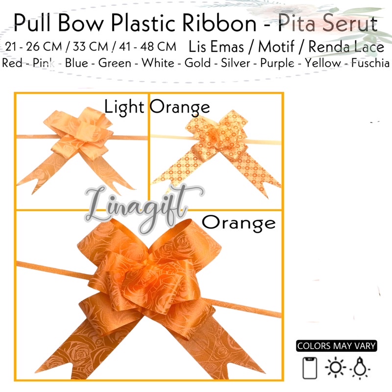 ( Pak 10 Pc ) PITA TARIK JEPANG MOTIF - SERUT 33CM 41CM 48CM / PITA SOUVENIR / PITA JADI / PITA KADO