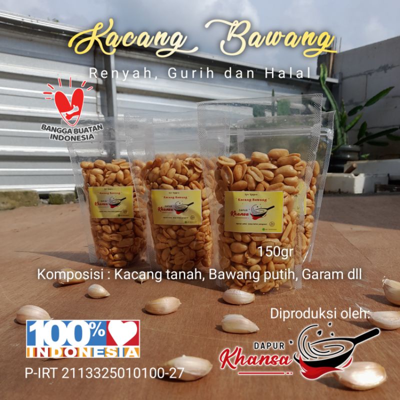 

Kacang Bawang Goreng (kemasan 150gram)