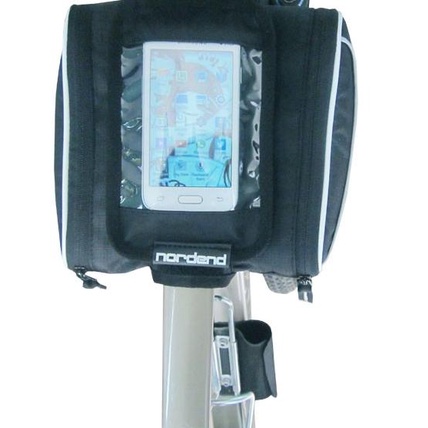 TAS FRAME SEPEDA + RAIN COVER NORDEND B251(tas double frame,tas sepeda