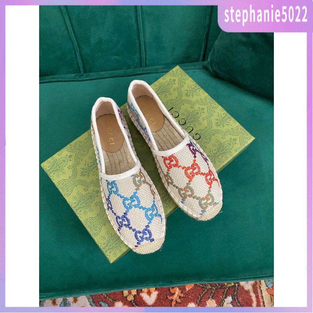 original- Gucci rainbow fisherman shoes