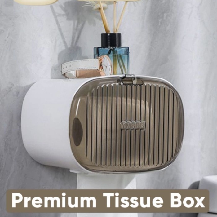 C27 Premium Tissue Box Tempat Tisu Mewah Tempel Dinding Minimalis