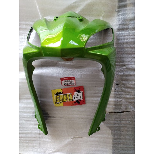 Original 64500 K03 N30ZA Cover FR TOP, Panel Depan Honda Revo Fi Hijau