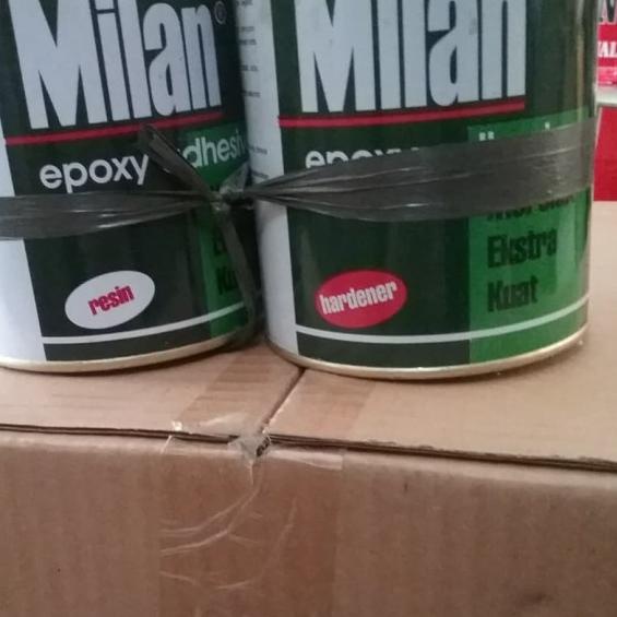 

Lem Epoxy Milan / lem kayu / lem besi / ( resin + hardener )