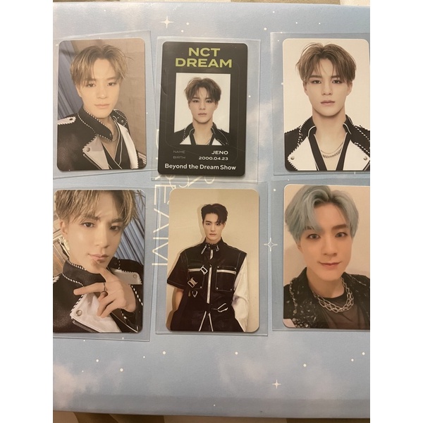 PC PHOTOCARD JENO NTC DREAM BEYOND LIVE AR TICKET ID CARD ID PICTURE PHOTOBOOK BROCHURE