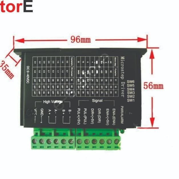 42 / 57 / 86 stepper motor driver 32 segment TB6600 4 A