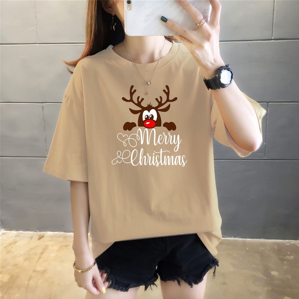 KAOS 0VERSIZE WANITA SPECIAL CRISTMAS EDITION 4