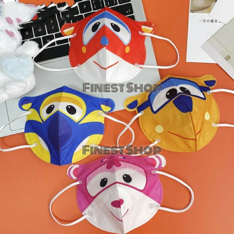 10 PCS Masker 3D Anak Dewasa Bayi Anti Debu Baby Korean Mask Cute Face Mask Karakter Lucu Cinnamonroll Animal Kitty Melody Ultraman Spiderman Panda Superwings Iron Man Masker Lucu