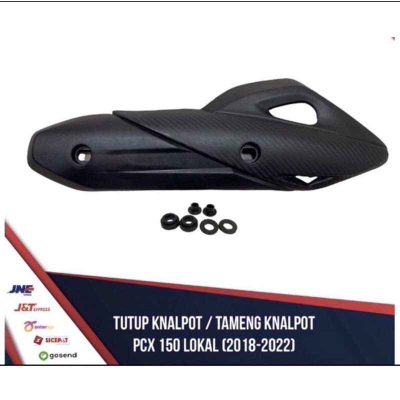 COVER KNALPOT HONDA PCX 150 LAMA LOKAL 2018 - 2022 GOOD QUALITY