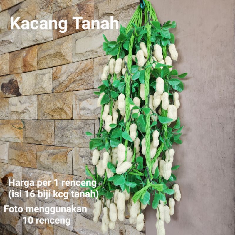 Pisang Terong Kacang Buah Sayur Artificial / Hiasan dinding