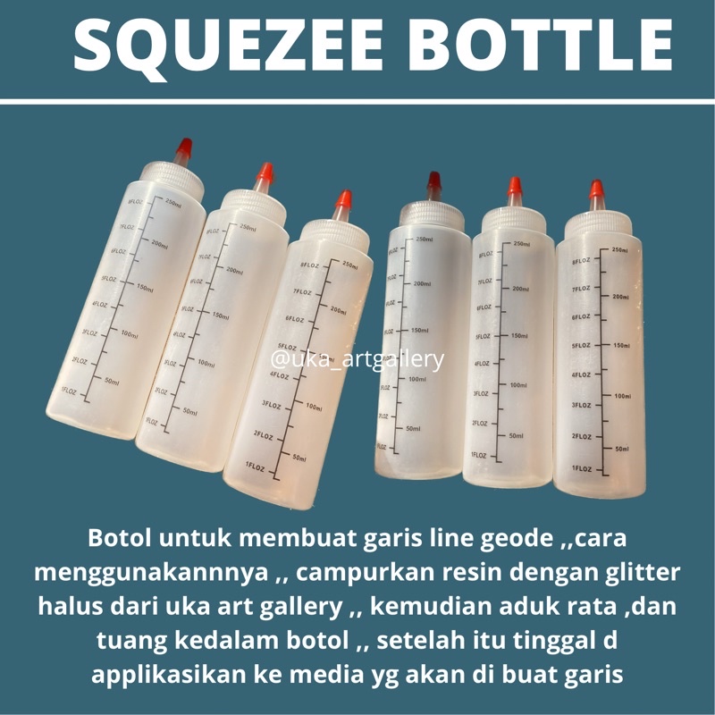 Squezee Botol Untuk Garis aline Risin