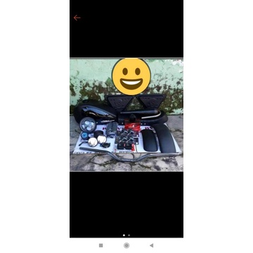 paket motor japstyle fulset lengkap paket hemat