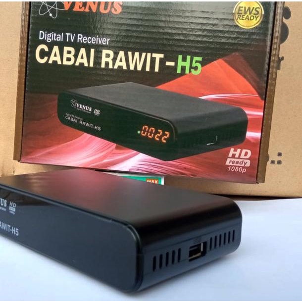 Set Top Box TV Digital DVB T2 VENUS Cabai Rawit H5 New - STB H6