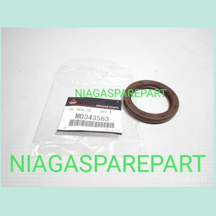 OIL SEAL CRANKSHAFT KRUK AS L300 - MD343563 MITSUBISHI ORIGINAL KUDA
