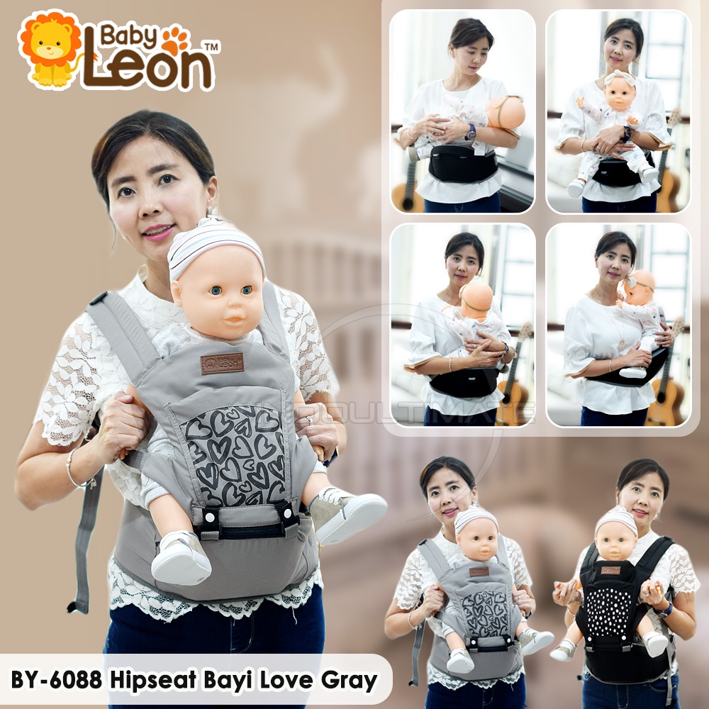 Gendongan Hipseat Bayi 5in1 Way Tanpa Topi Gendongan Depan Hipseat Baby Carrier 5 Posisi Model Terbaru BY-6088 Gendongan Anti Pegal Gendongan Samping Multifungsi Instan