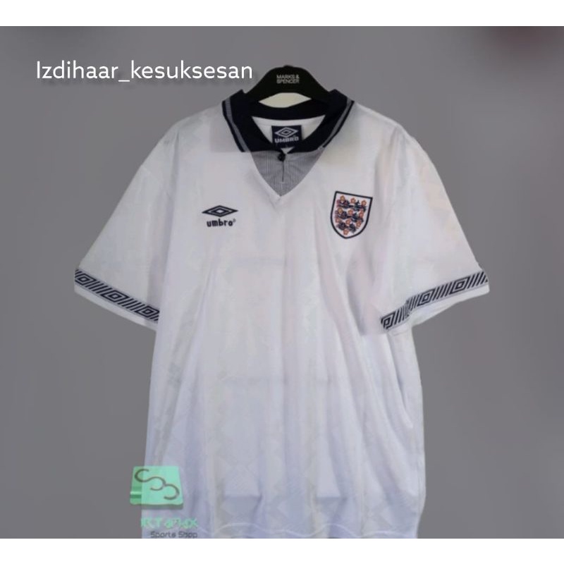 JERSEY RETRO TIMNAS INGGRIS HOME&AWAY