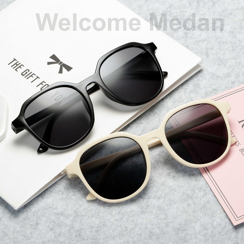 MEDAN WK03 Korean  Segiempat  Kacamata  Wanita/Pria Sunglasses