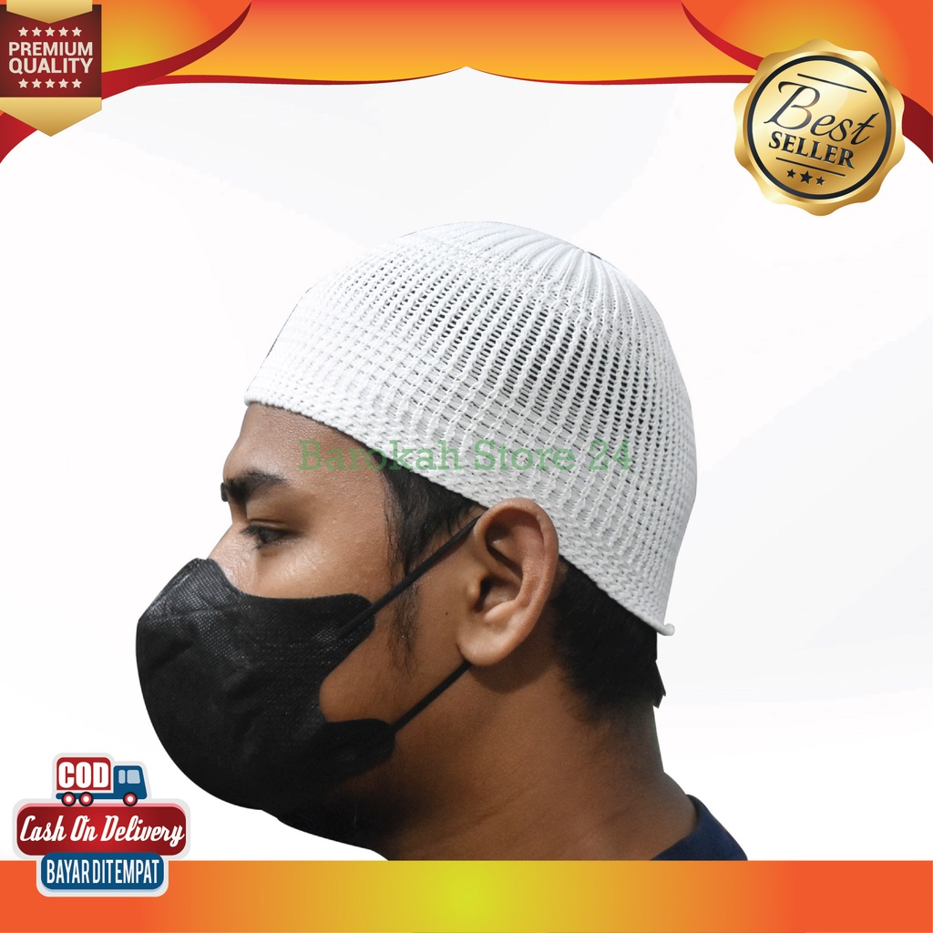 Ready Peci Solat Pria Rajut Pria Peci Kain Halus Murah Bisa Untuk Oleh Oleh Haji Umrah Murah Peci Tu