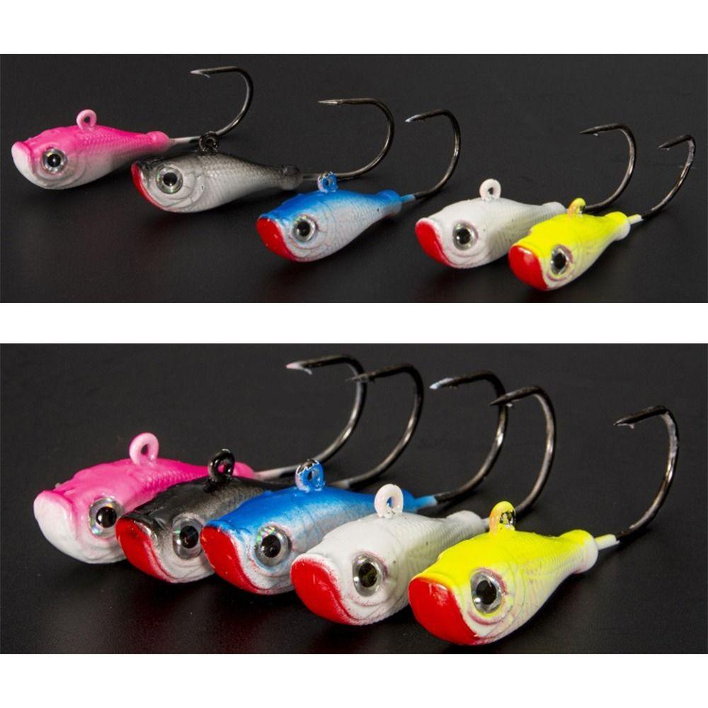 Preva VIB Umpan Pancing 28g/60mm Hook Bass Tackle lead head