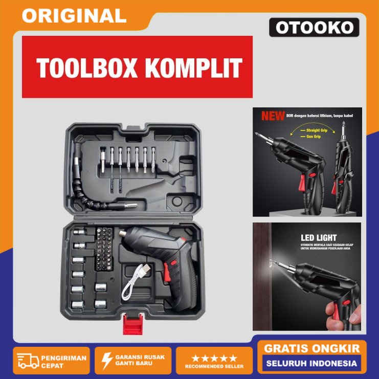 Bor Mesin Elektrik Drill Bor Tangan Listrik 25in1 Cordless Impact Drill Mini Mesin Bor Portable 36v Recharge