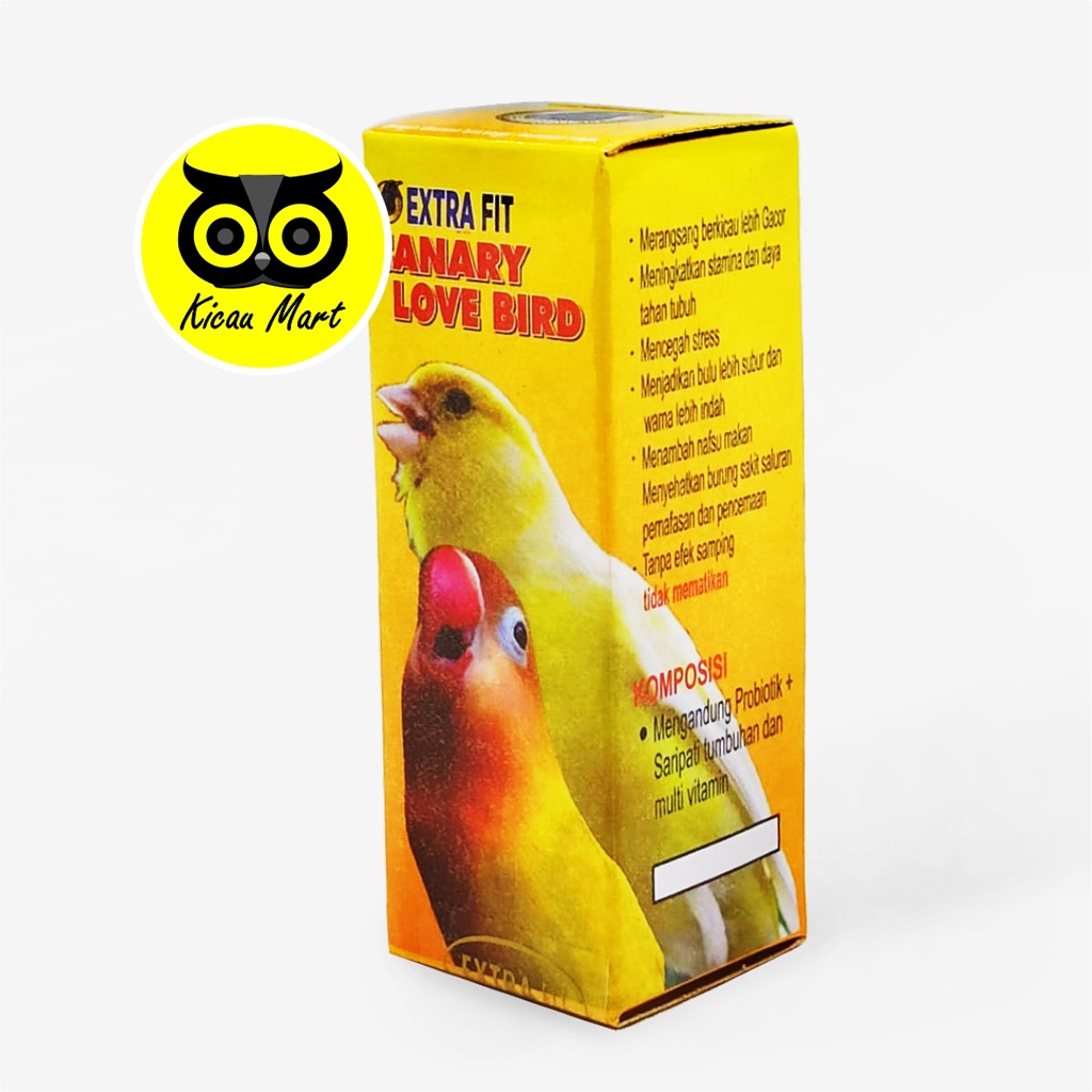 Vitamin Obat Burung Kenari Lovebird Extra Fit Extrafit Canary Lovebird Penambah Power Gacor Ngekek Konslet